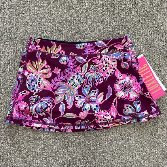 Lilly Pulitzer Other - Lilly Pulitzer Mini Aila Skort Amarena Cherry Tropical With A Twist Size M Kids